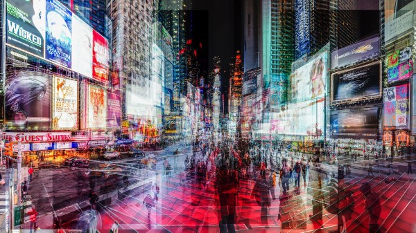 洛朗·德奎克镜头中的纽约时代广场  Laurent Dequick
