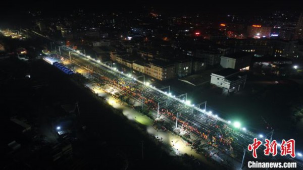 龙岩站9小时完成大改造。 供图