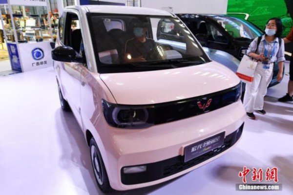 资料图：五菱宏光MINI EV。 <a target='_blank' href='/' _fcksavedurl='/'><p  align=