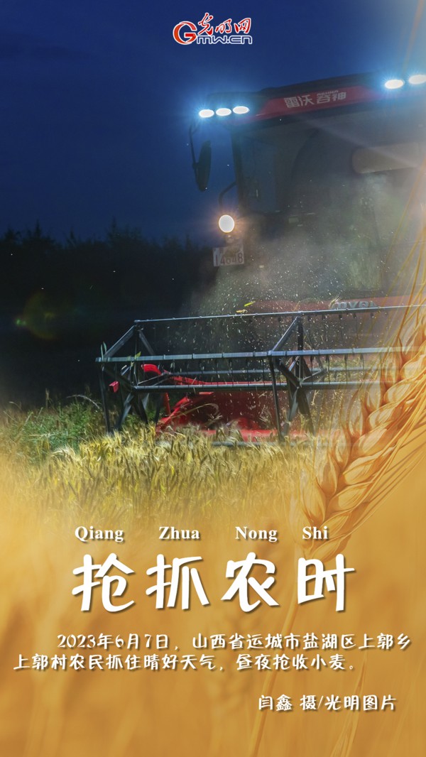 【三夏进行时】海报|三晋夏收农忙“丰”景