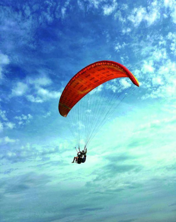 星甸九华滑翔伞基地。 南京日报/紫金山新闻记者 鲁舒婷 通讯员 星小宣 摄