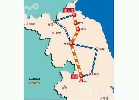 连盐铁路连云港至赣榆北段全面施工图片