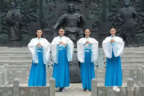 在项王故里拍摄