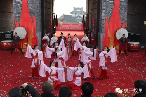 在项王故里拍摄