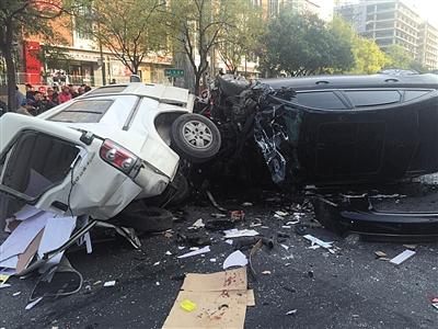 北京奥迪车连撞6车致1人死 肇事司机未涉嫌酒驾
