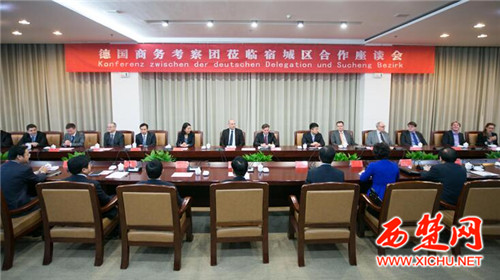 德国企业家组团来宿迁市进行商务考察