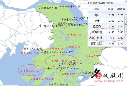 超警戒水位100厘米 京杭大运河苏州段紧急停航