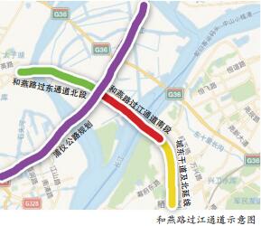 南京和燕路过江通道拟分段建设 计划2020年开工