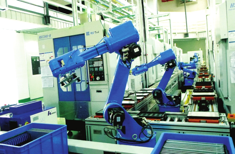 胜利精密的智能制造国家示范工厂。 胜利精密的智能制造国家示范工厂。