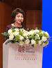 傅抱石之女，水墨画家、中国艺术研究院研究员傅益瑶发表题为《传承是基础，创新是生命》演讲。