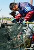 Crab farmers collect crabs on the Yangtze River in Zhenjiang, east China's Jiangsu Province, Oct. 10, 2018. The official crab harvesting season will last from Oct. 10 to Nov. 9 in the Jiangsu Section of the Yangtze River. (Xinhua/Shi Yucheng)