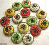 2004年10月14日，江苏常州，厨师制作的色彩斑斓的重阳糕。