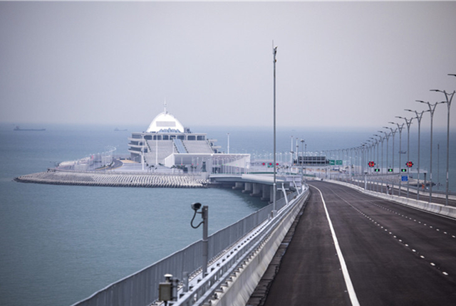 港珠澳大桥开通在即 香港口岸准备就绪
