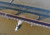 Aerial photo shows the Nanjing Yangtze River Bridge under renovation in Nanjing, Jiangsu province, Oct 18. [Photo/VCG]