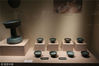 2018年10月7日，重庆，在三峡博物馆一楼临展厅A“盛筵-见证《史记》中的大西南”展览中，市民可以漫步青铜的盛筵，踏上解谜的青铜文化之旅。