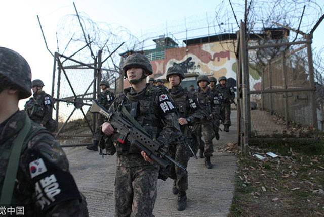 韩朝撤离22个警备哨所全部武器和兵力