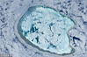 2011年4月2日，从国际空间站拍摄的印度礁。barcroftmedia/视觉中国