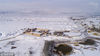 2018年12月22日，甘肃嘉峪关长城大雪后风景美如童话。