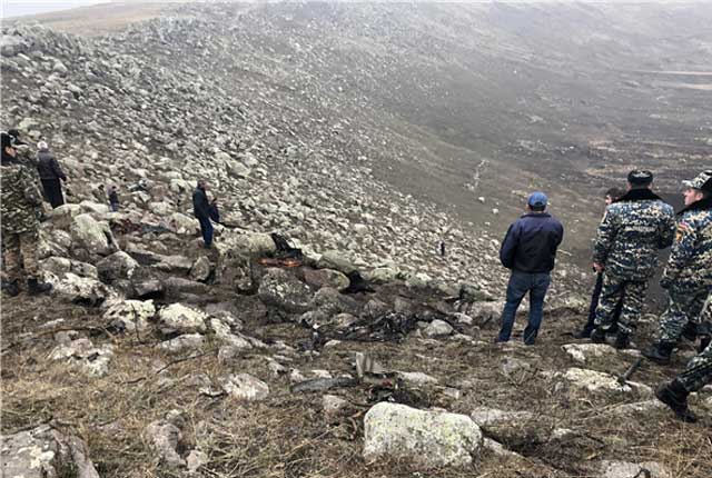 亚美尼亚一架“苏-25”军机坠毁 两名飞行员遇难