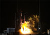 2018年5月21日5时28分，四川凉山，中国在西昌卫星发射中心用长征四号丙运载火箭，成功将探月工程嫦娥四号任务鹊桥号中继星发射升空。鹊桥号中继星是世界首颗运行于地月拉格朗日L2点的通信卫星，将为年底择机实施的嫦娥四号月球探测任务提供地月间的中继通信。图为发射现场。  梁珂岩(通讯员)/中新社/视觉中国