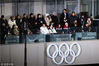 2018平昌冬季奥运会开幕式，Moon Jai总统在韩国的平昌奥林匹克体育场