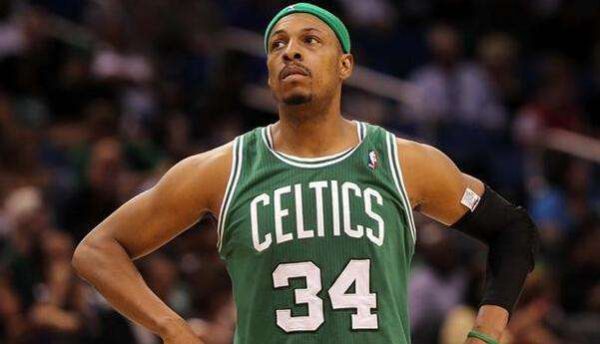 “真理”保罗·皮尔斯球衣退役 传奇号码飘扬TD花园球馆上空