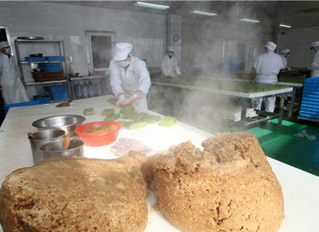 Rice cakes to meet the holiday market in Wuxi