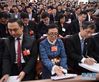 3月9日，十三届全国人大一次会议在北京人民大会堂举行第二次全体会议。这是全国政协委员列席会议。 新华社记者 王建华 摄