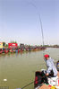 2018年4月15日，江苏宿迁，钓手在泗洪县洪泽湖湿地公园大圆塘参加垂钓大赛。