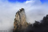 2018年4月24日，安徽黄山风景区云海景观。