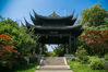 苏绵公园的同心亭象征着苏绵“同心”。