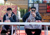2017年10月29日，北京，吃昌平苹果比赛进行中。