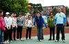 2018年5月20日，在北京阳光玉华第七届特运会上，进行的残障人士抛实心球项目比赛。