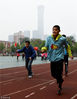 2018年5月20日，在北京阳光玉华第七届特运会上，进行的残障人士传递火炬项目比赛。