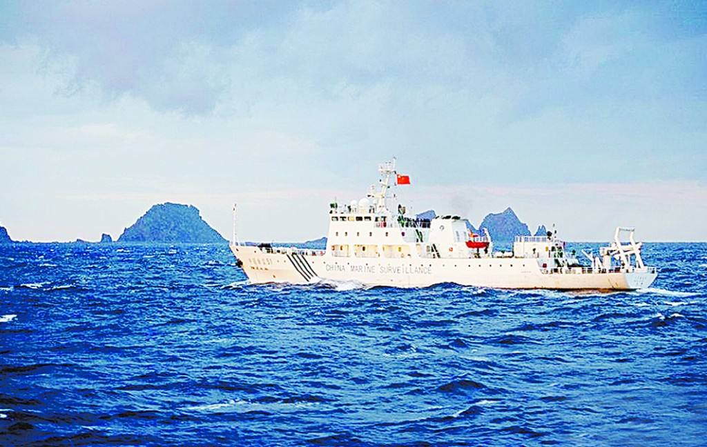 中国海警局：2305舰艇编队在钓鱼岛领海内巡航_我苏网