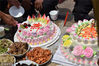 2018年7月7日，山东省日照市莒县长岭镇后夏庄村，儿孙们为老人买来的生日蛋糕。
