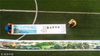 2018年7月19日，海口，一幅长达108米的海南百米长卷《南溟奇甸图》在海口一足球场亮相，这是一位居住在海南的七旬国家一级画家何牛耗时3年时间绘制而得。高林/视觉中国