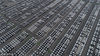 2018年5月19日，航拍江苏常州花博园附近一停车场，数千辆轿车整齐排列，场面震撼，蔚为壮观。征尘/视觉中国