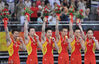 2008年8月12日，国家体育馆，北京奥运会体操项目男子团体决赛，中国队获得冠军。马年/视觉中国