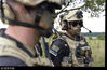 当地时间2018年9月6日，乌克兰Yavoriv，代号“快速三叉戟-2018”的多国军演持续进行。乌克兰与美国和其他北约国家正展开一年一度的“快速三叉戟”联合军事演习，该演习将持续到9月15日，来自14个国家的大约2200名士兵参与。
