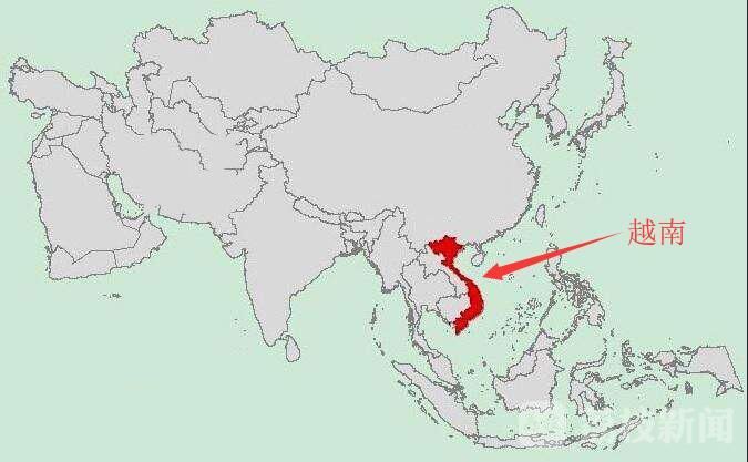 越南地理位置图片