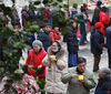 Photo taken on Jan. 13 shows people enjoy free porridge at Pilu Temple in Nanjing. [Photo/VCG]
The Laba Festival is a traditional Chinese festival on the eighth day of the 12th month of the lunar calendar and the festival falls on Jan. 13 this year.
In traditions of many parts of China, people eat a special Laba porridge, usually made with at least eight ingredients, representing people's prayers for harvest.