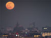 2019年1月21日，北京，“超级月亮”现身。王俊峰/视觉中国