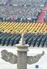 10月1日上午，庆祝中华人民共和国成立70周年大会在北京天安门广场隆重举行。新华社记者 殷博古 摄