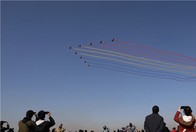 庆祝人民空军成立70周年航空开放活动吉林长春举办