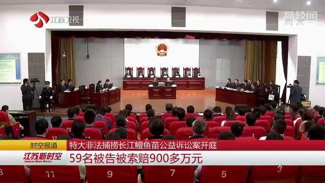 特大非法捕捞长江鳗鱼苗公益诉讼案开庭 59名被告被索赔900多万元