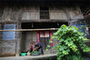 2019年6月19日，陕西安康，旬阳县麻坪镇南家庄村。75岁的朱仕忠是老宅院的另一个住户，天井里的葡萄给百年老房子添了一点生气。