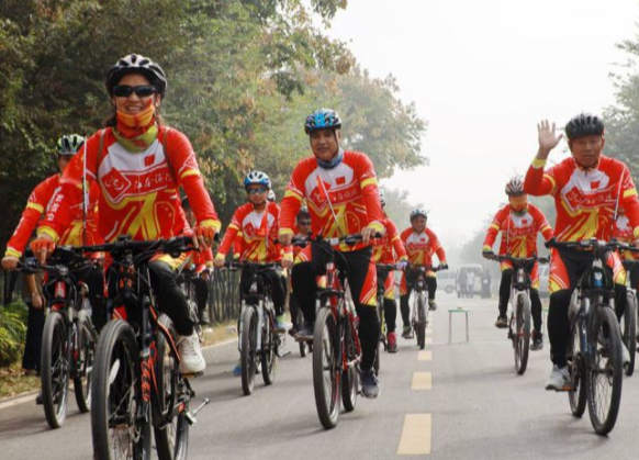 沭阳：举办骑行大赛 欢庆中华人民共和国成立70周年