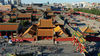 2019年10月5日，历经六个月的精密施工，沈阳故宫太庙建筑群修缮工程竣工，并再次与游人见面。在完成这最后一块“拼图”后，沈阳故宫实现了100%对游客开放。沈阳/视觉中国

