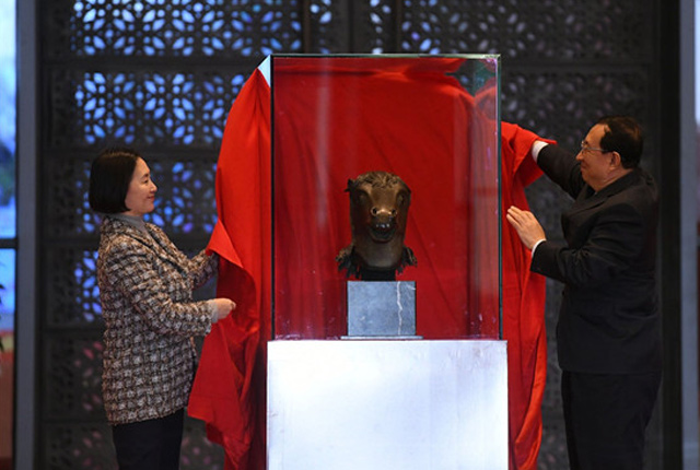 北京：圆明园马首亮相国博 展后将回归圆明园